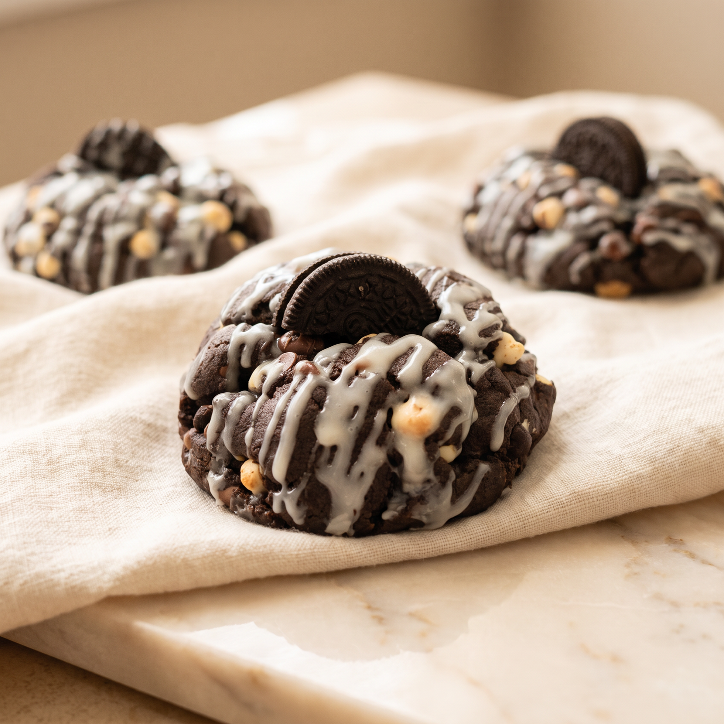Cheesecake Stuffed Cookies 'n Cream Cookie