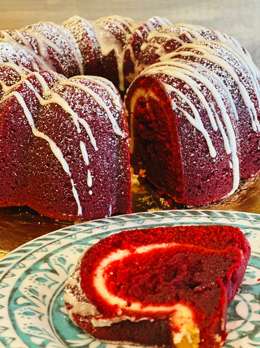 Red Velvet Cheese Cake Swirl