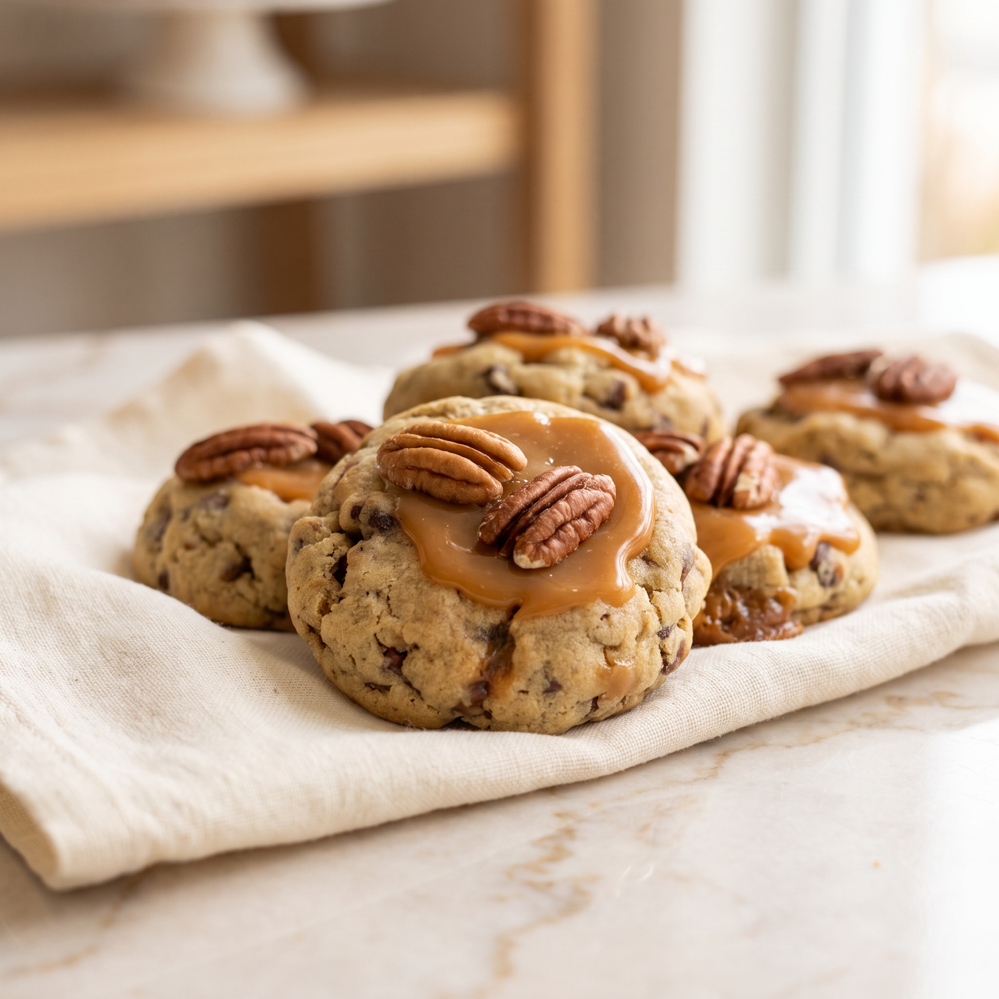Caramel Pecan Chocolate Chip Cookie