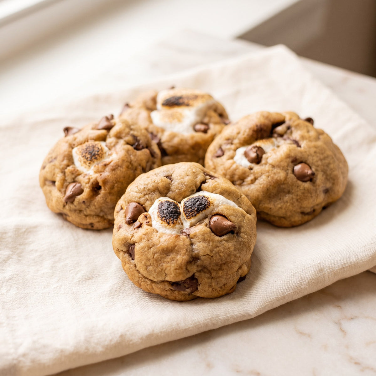 Brown Butter S'mores Cookies
