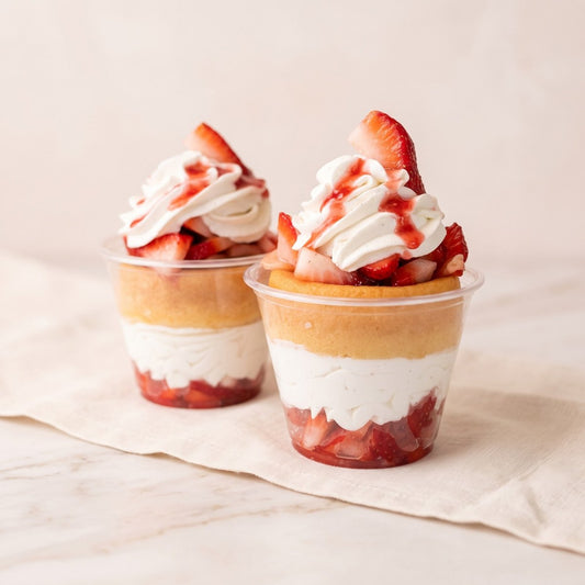 Strawberry Shortcake Parfait Cups